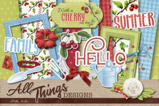 Download Cherry on Top Digital Scrapbook Kit - Cherry on top Collection