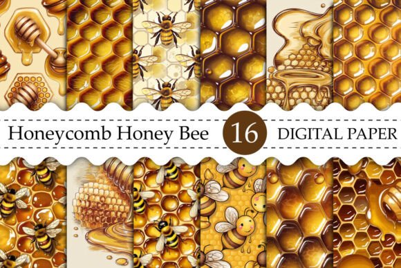 Download Honeycomb Honey Bee Background Seamless - Bee Collection