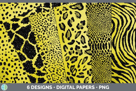 Download Yellow Animal Print Backgrounds | Digita - Animal Collection