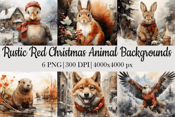 Download Christmas Animal Background - Animal Collection
