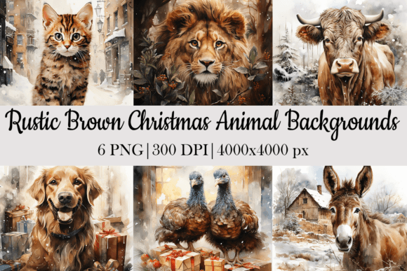 Download Christmas Animal Background - Animal Collection