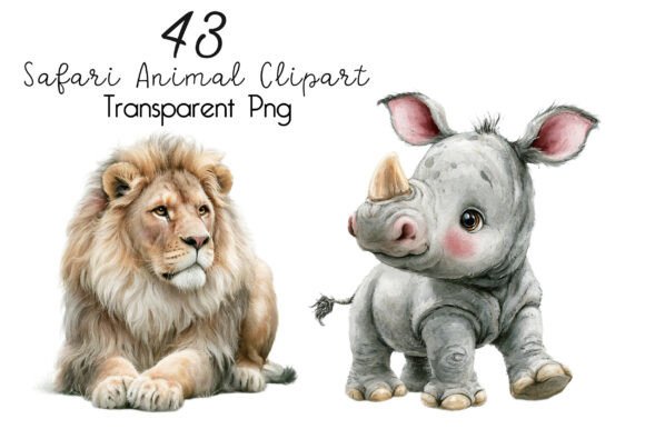 Download Safari Animal Clipart Bundle - Animal Collection