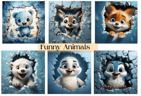 Download 3D Cute Animal Background - Animal Collection