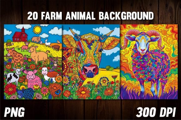 Download Farm Animal Backgrounds for Covers - Animal Collection