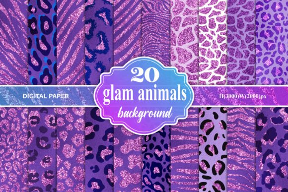 Download Purple Glam Animal Skin Texture - Animal Collection