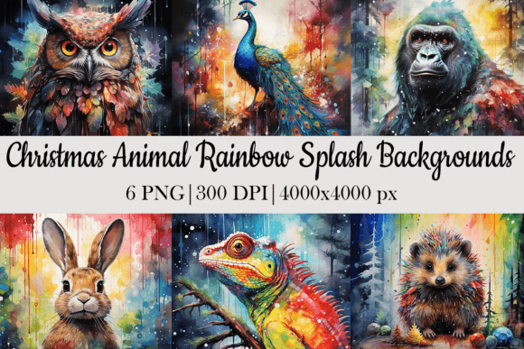 Download Christmas Animal Background - Animal Collection