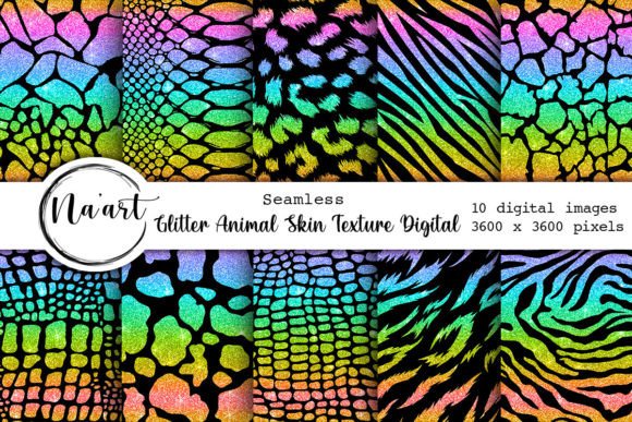 Download Glitter Animal Skin Texture Digital - Animal Collection