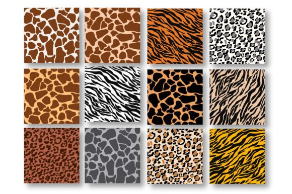 Download Animal Skin Texture Digital Paper Set - Animal Collection