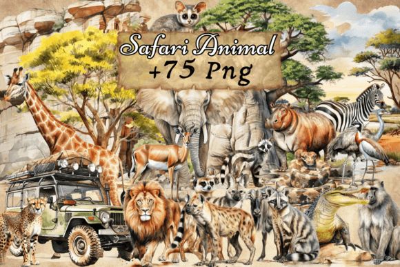 Download Safari Animal Clipart | +75 Png - Animal Collection