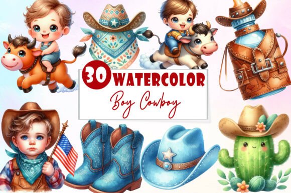 Download Baby Boy Cowboy Clipart - Baby boy Collection